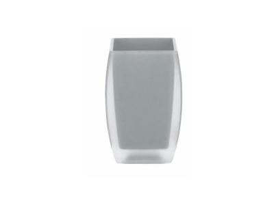 SPIRELLA  gobelet salle de bain freddo - 10,5 x 7 x 7cm - gris