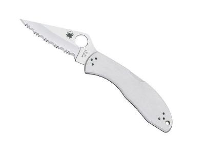  Spyderco - c11s - couteau spyderco delica 4 tout inox