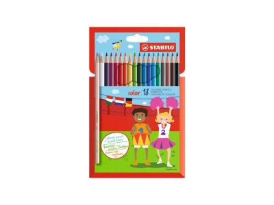 STABILO  18 crayons de couleur  Color