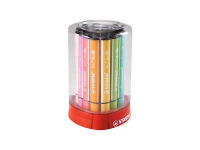 STABILO  Feutre Trio Scribbi, Set De Table De 12, Assorties