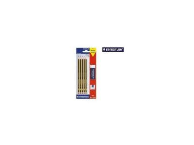 STAEDTLER  - blister de 5 crayons graphite hb noris 120 + gomme