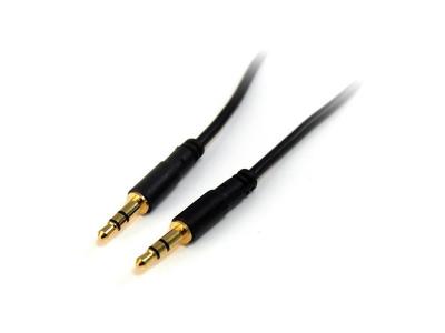 STARTECH.COM  C&acirc;ble slim audio st&eacute;r&eacute;o de 3,5 mm (M/M) - 1,8 m - Connecteurs plaqu&eacute;s en or