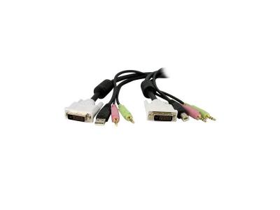 STARTECH.COM C&acirc;ble de commutateur kvm dvi-d dual link usb DVID4N1USB6