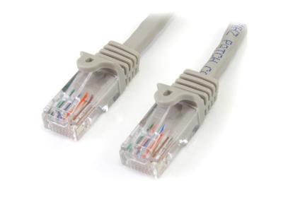 STARTECH.COM Startech 3m Snagless Utp Cat5e Patch Cable Gris