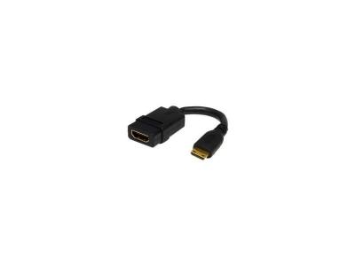 STARTECH.COM Startech 5in Hdmi To Hdmi Mini Adapter F/m Noir