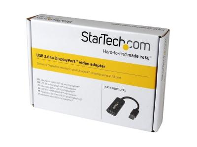 StarTech USB32DPES Adaptateur USB vers DisplayPort Noir