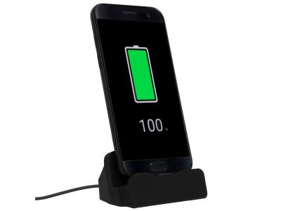 AVIZAR Station d'accueil Smartphone Charge & Synchro connecteur USB type C - Noir