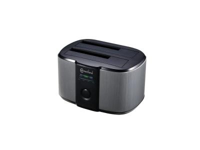 CONNECTLAND Station d'accueil USB v3.0 pour disques durs GDPD05T Gris 