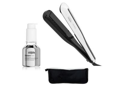 LOREAL Lisseur Fer &agrave; Lisser Steampod 3 + S&eacute;rum Soin 3 en 1 + Trousse