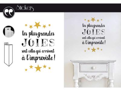  Stickers Muraux - Les Plus Grandes Joies