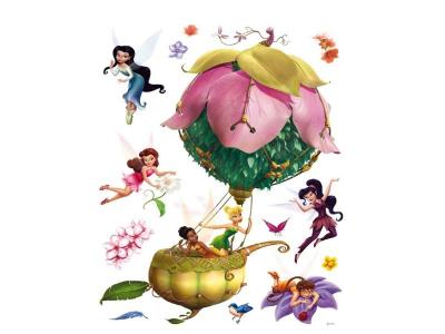  AG ART Stickers g&eacute;ant F&eacute;e La Clairi&egrave;re d&rsquo;&eacute;t&eacute; en ballon Disney Fairies 