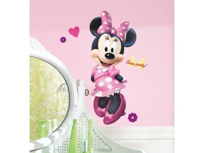 ROOMMATES  stickers muraux Minnie Mouse vinyle 17 pi&egrave;ces