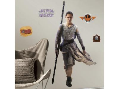 ROOMMATES  sticker vinyle Star Wars Rey 13 pi&egrave;ces