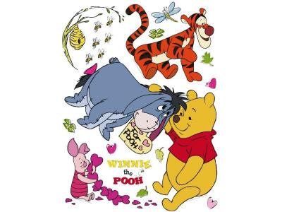DISNEY AG ART Stickers g&eacute;ant Winnie et ses amis  65x85cm 