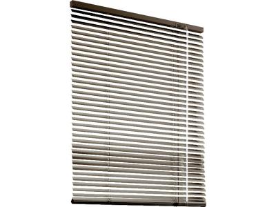 Madecostore - Store v&eacute;nitien aluminium 25mm sans percer - Ficelle - L42 x H150cm