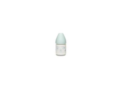 SUAVINEX Biberon verre 120ml t&eacute;tine ronde d&eacute;bit lent - lapin vert
