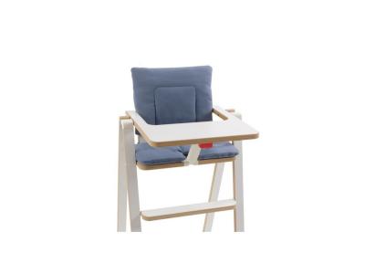 SUPAFLAT Coussin r&eacute;ducteur chaise haute  Blue Velvet