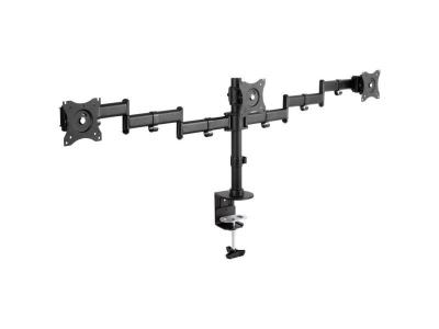 Support de bureau pour 3x TFT / LCD / LED jusqu'&agrave; 68cm 27 max. 3x 8kg