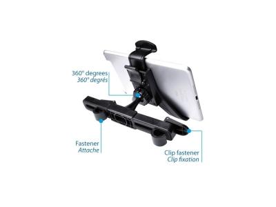 GENERIQUE Connectland SUP-HC88C Support voiture avec appui t&ecirc;te pour Tablette Noir