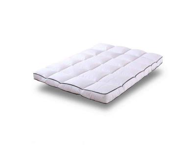 SAMPUR Surmatelas thermor&eacute;gulant en plume 160x200 cm