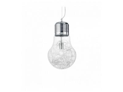 IDEAL LUX Suspension Aluminium luce max 1 ampoule en m&eacute;tal - Transparent