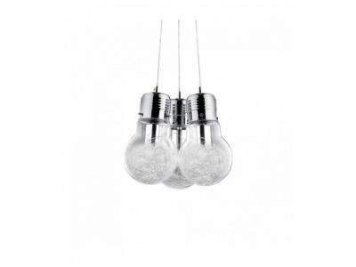 IDEAL LUX Suspension Aluminium LUCE MAX 3 ampoules
