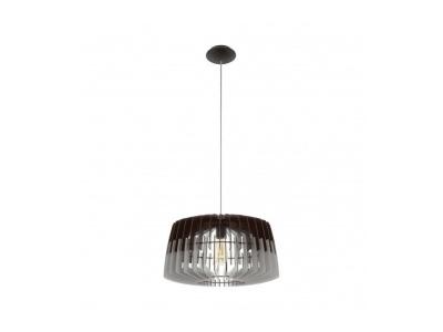 EGLO Suspension ARTANA 1 ampoule nickel satin&eacute; Diam&egrave;tre 48 Cm