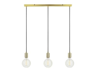 MARKSLOJD  Sky - Suspension &Agrave; 3 Barres De Lumi&egrave;re En Laiton, E27