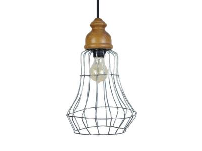 TOSEL  - Suspension Birne - H. 90 cm - Argent