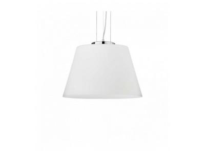 IDEAL LUX Suspension Blanche CYLINDER 1 ampoule Diam&egrave;tre 85 Cm