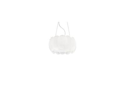 IDEAL LUX  Ovalino - Petit Plafonnier &Agrave; 5 Ampoules Blanc, E27