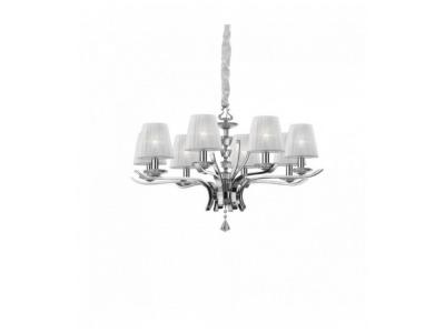 IDEAL LUX Suspension Blanche PEGASO 8 ampoules