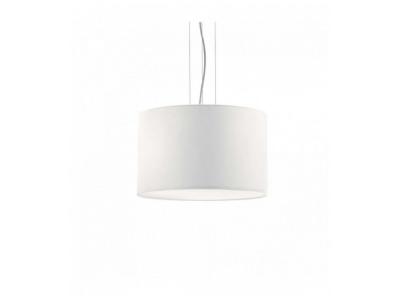 IDEAL LUX Suspension Blanche WHEEL 3 ampoules