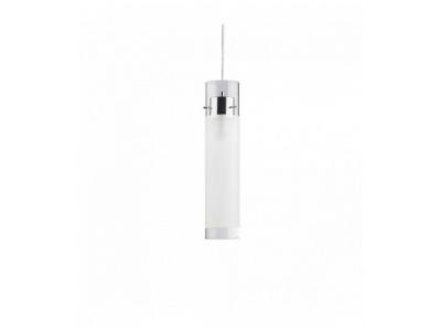 IDEAL LUX Suspension Chrom&eacute;e FLAM 1 ampoule Hauteur 6 Cm