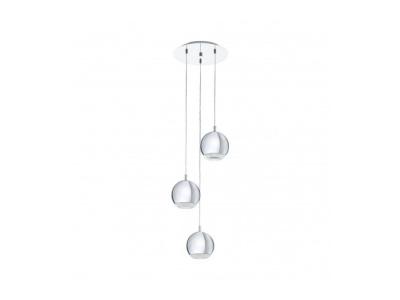 EGLO  Conessa - Luminaire Suspendu &Agrave; 3 Ampoules, Chrome, Gu10