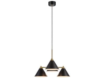  Markslojd Klint Suspension Dome Plafonnier 4 Lumi&egrave;res Noir, Antique