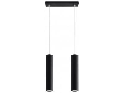 SOLLUX LIGHTING Suspension en acier noir Lagos 2 - Sollux