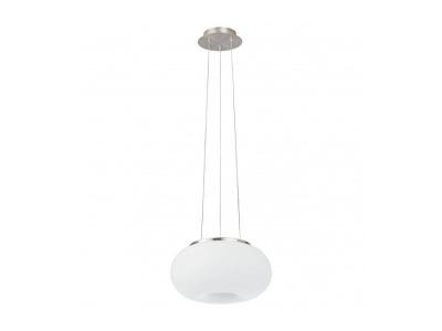 EGLO Suspension optica 2 ampoules nickel satin&eacute; diam&egrave;tre 28 cm