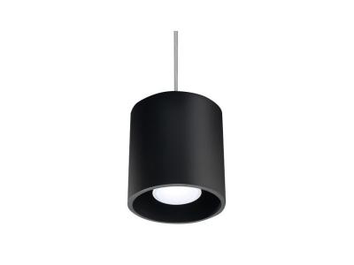 SOLLUX LIGHTING Suspension en aluminium noir Orbis - Sollux
