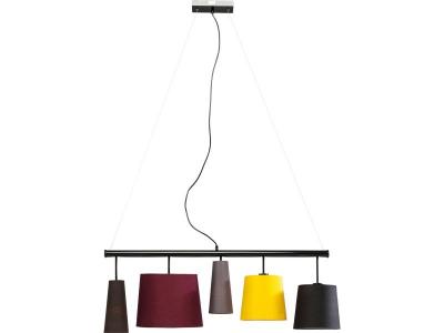 KARE  DESIGN Suspension  Design Abat-Jour Jaune Et Marron PARECCHI