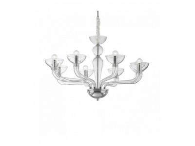 IDEAL LUX  Suspension CASANOVA SP8 - Transparent - 