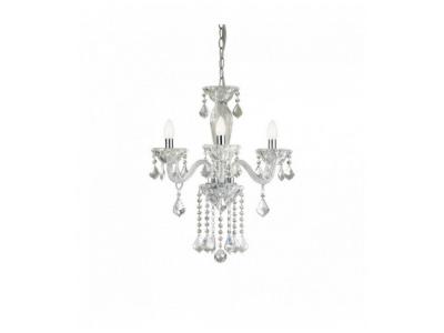 IDEAL LUX Suspension Transparente TIEPOLO 3 ampoules
