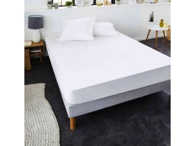 SWEETNIGHT Prot&egrave;ge matelas anti-acariens molleton 100% coton silencieux 90x190/200 