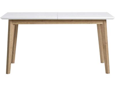 Table Cube blanc extensible 150-190x90 (bois) - Marckeric 