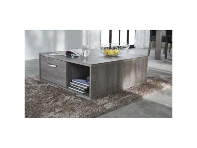 Table basse 1 tiroir Namur - Gris - Demeyere