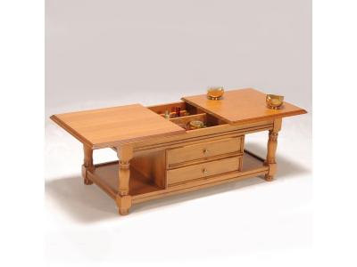 Table basse DARCY - Coffre de rangement - Coloris naturel