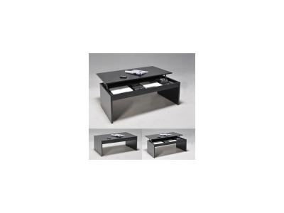 Table basse EVOLI plateau relevable L100xP50cm