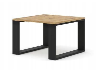 Table basse luca 60x60 cm ch&ecirc;ne artisanal