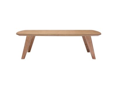Table basse scandinave fr&ecirc;ne rectangulaire L120cm FIFTIES - Fr&ecirc;ne