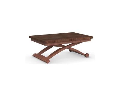 Table basse relevable extensible italienne mascotte noyer 20100838307